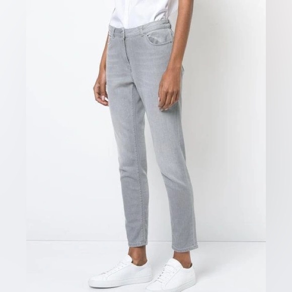 Fabiana Filippi Grey Skinny Jeans Size M (8)